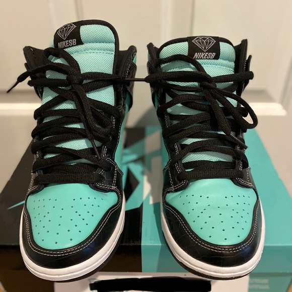 Used Nike Tiffany SB Dunk High size 9.5 - Picture 3 of 8